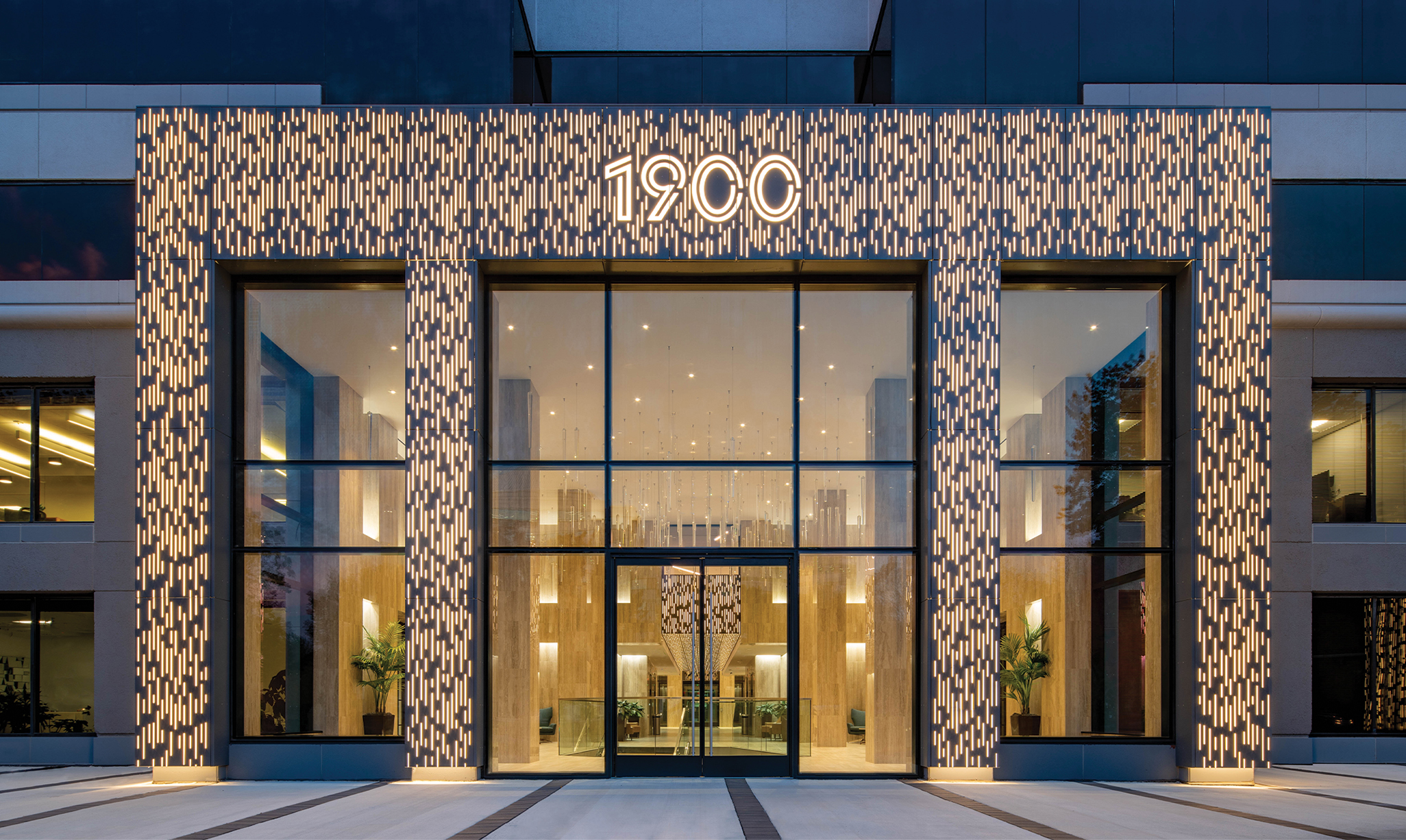 1,600-sf of conference space, and a 3,500-sf lounge. Location. Vienna, VA. Client. Foulger-Pratt. Status. Completed 2022. Services. Interiors. Recognition.